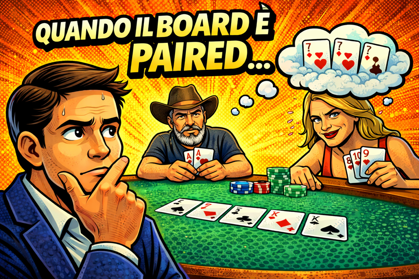 Quando il board è paired: come cambia davvero la strategia