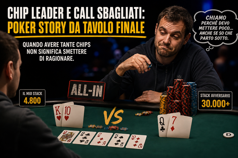 Poker Story: “Chiamo Tanto Devo Mettere Poco”… Ancora Una Volta