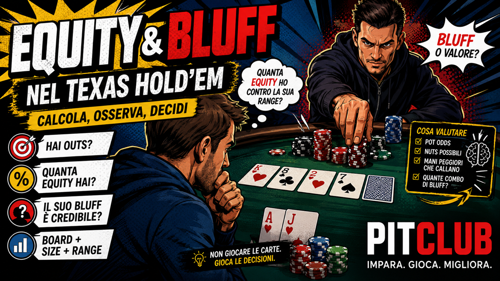 Equity e Bluff: Quando Usare il Calcolo per Riconoscere un Bluff