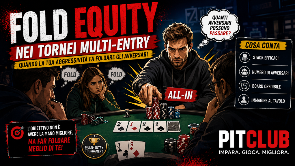 Calcolo della Fold Equity nei Tornei Multi-Entry: Come Pianificare le Mosse Decisive