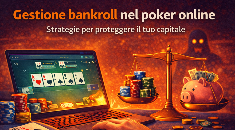 Gestire il bankroll nel poker online: come evitare di bruciarti il conto