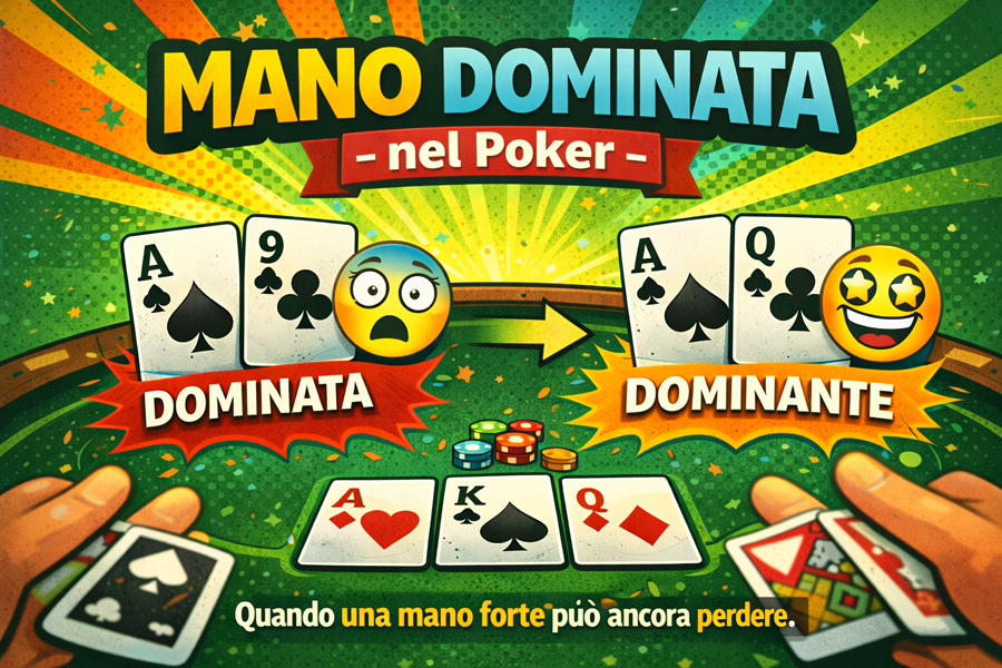 Cos’è una mano dominata e perché è una delle peggiori trappole del poker