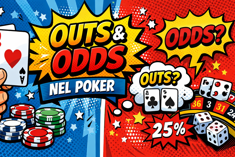 Outs e Odds nel Poker: come capire se una mano vale la pena giocarla