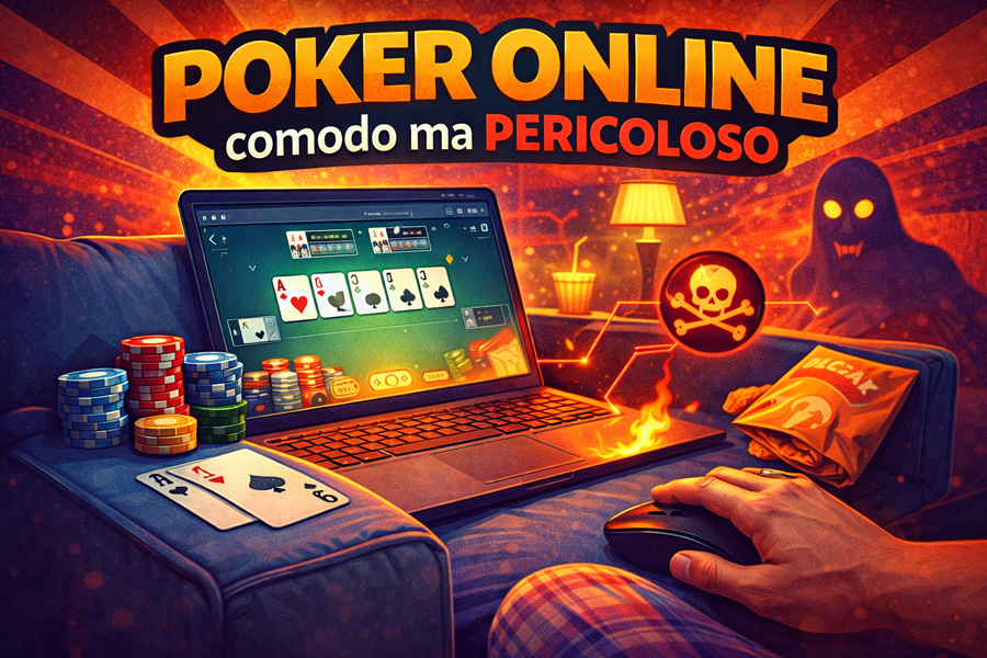 Poker online: perché è comodo ma pericoloso