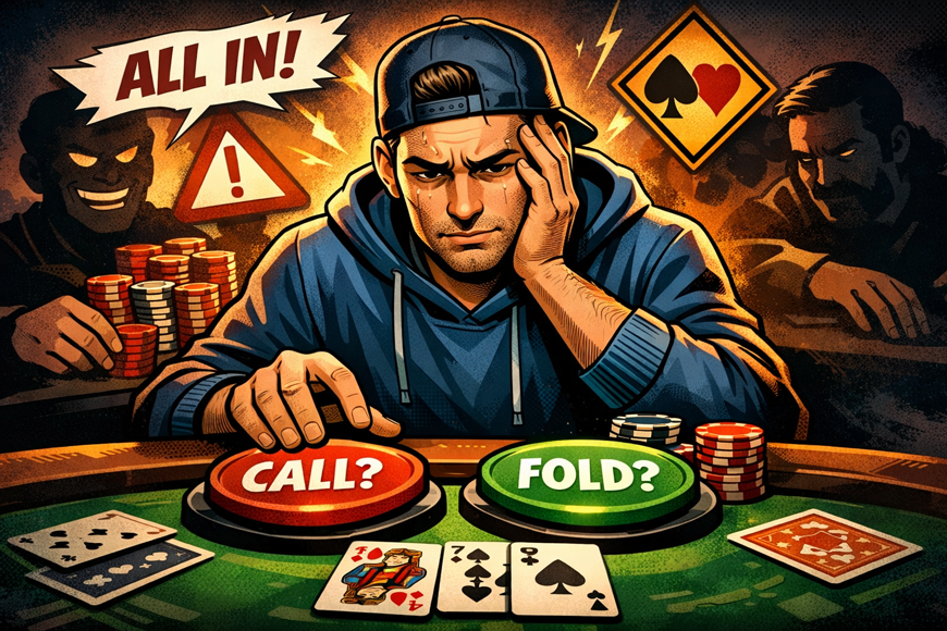 Quando abbandonare una mano forte nel poker