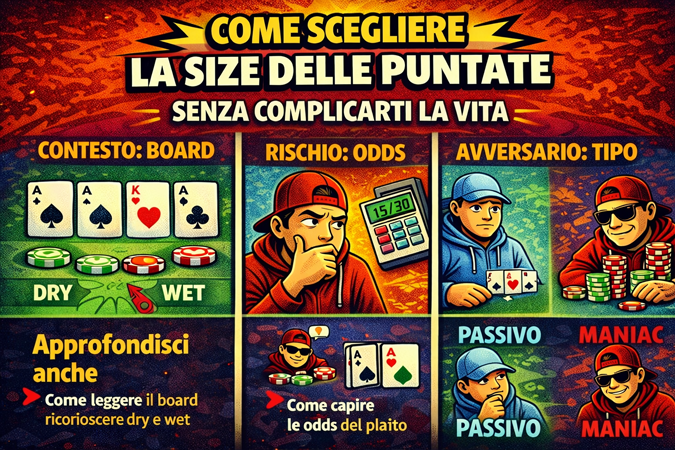 Come scegliere la size delle puntate senza complicarti la vita