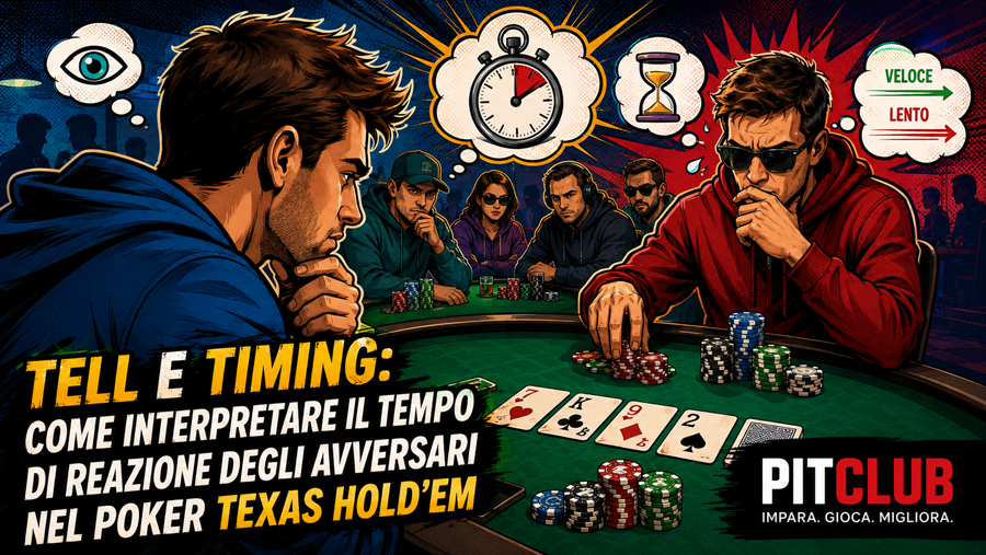 Tell e Timing: Come Interpretare il Tempo di Reazione degli Avversari nel Poker Texas Hold'em