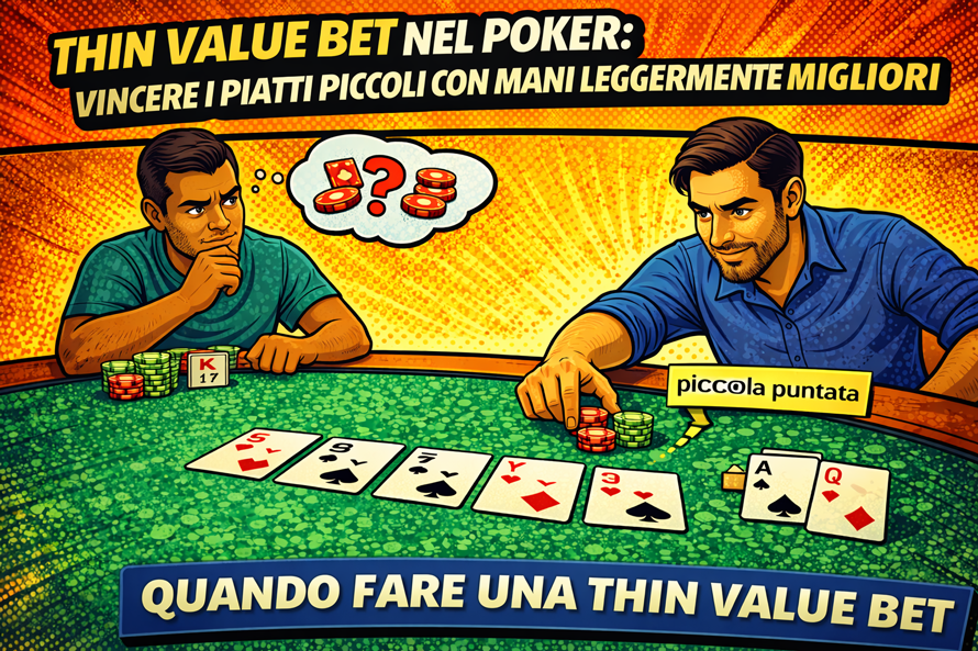 Thin Value Bet: vincere piccoli piatti quando la tua mano è solo leggermente avanti