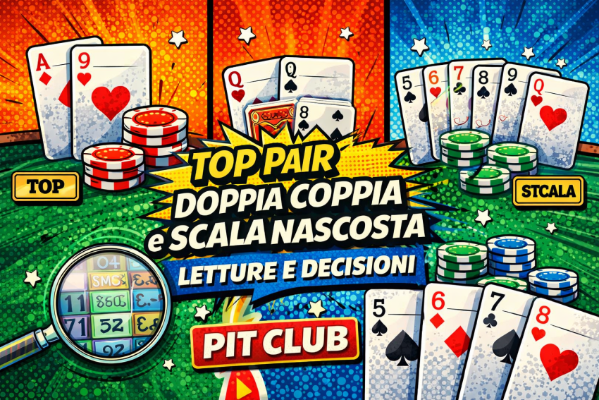 Top pair, doppia coppia e una scala nascosta: dove sta l’errore?